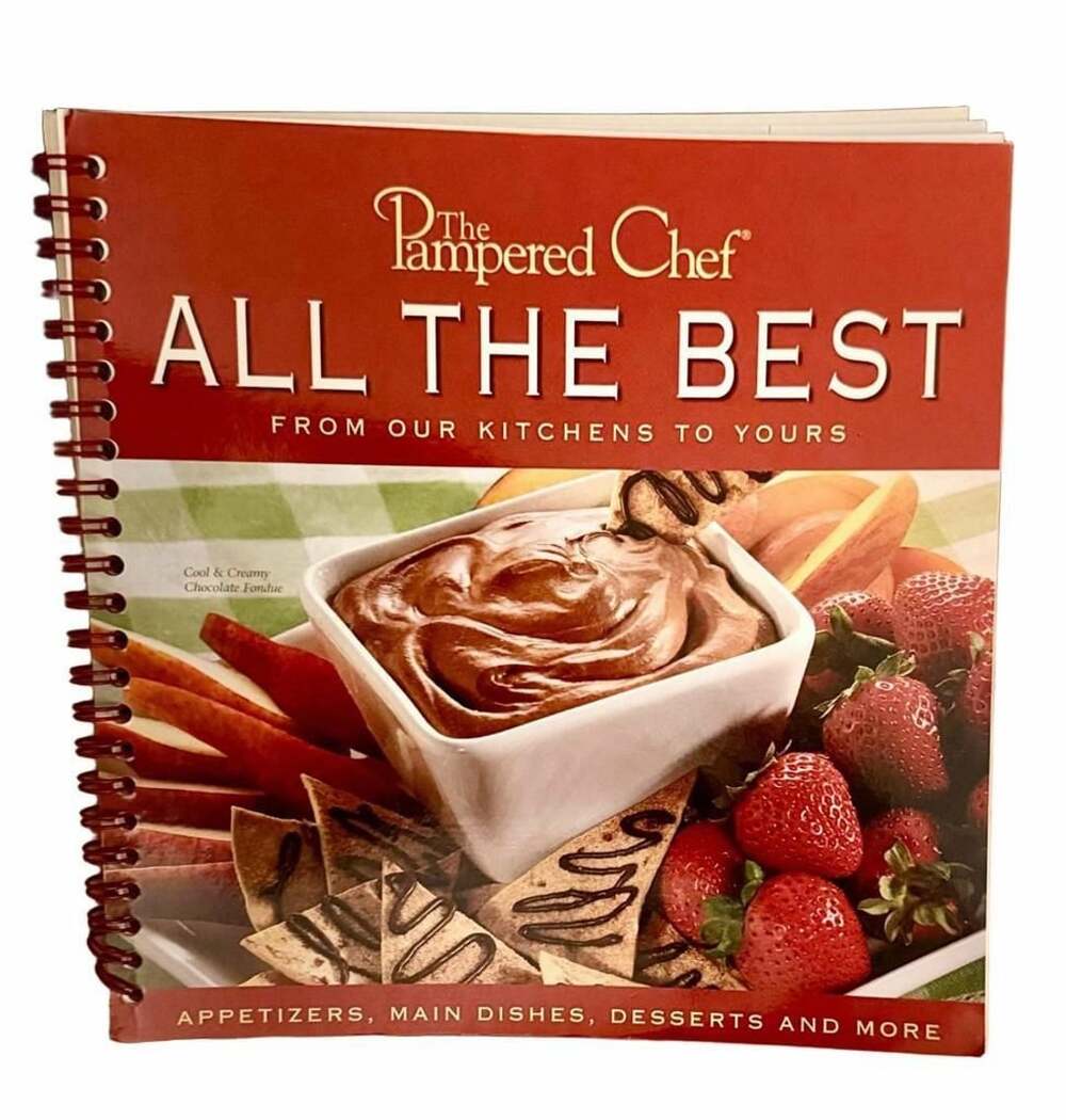 Pampered Chef All The Best Cookbook 2003 Spiral Bound Recipe Book